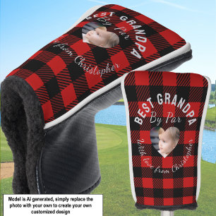 Beste opa aangepaste kinderfoto rode Buffalo gerui Golfheadcover