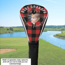 Beste opa aangepaste kinderfoto rode Buffalo gerui Golfheadcover