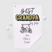 Beste Opa By Par Golfkar Golfhanddoek (Insitu)