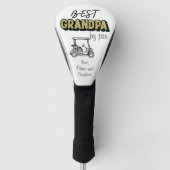 Beste Opa By Par Golfkar Golfheadcover (Voorkant)