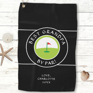 Beste Opa By Par Leuke Vaderdag Aanpassing Golfhanddoek