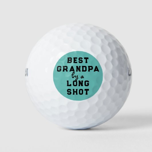 Beste opa cadeau golfballen (Voorkant)