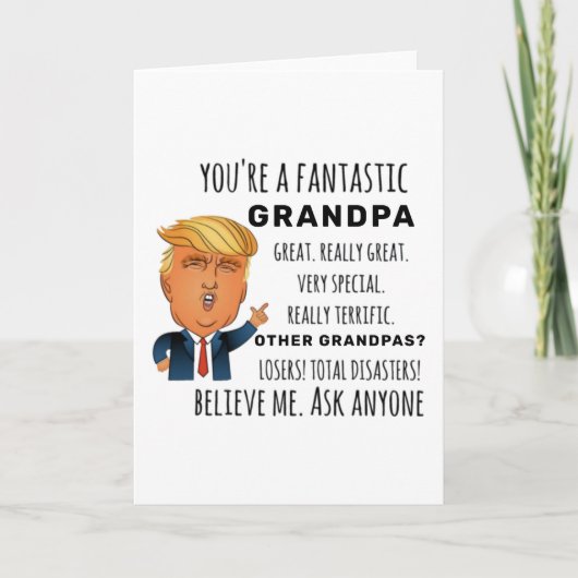 Beste Opa Cadeau Kaart (Voorkant)