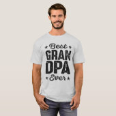 Beste opa-cadeaus t-shirt (Voorkant volledig)