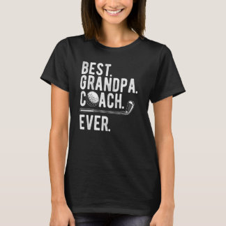 Beste opa Coach Ever Golf T-shirt