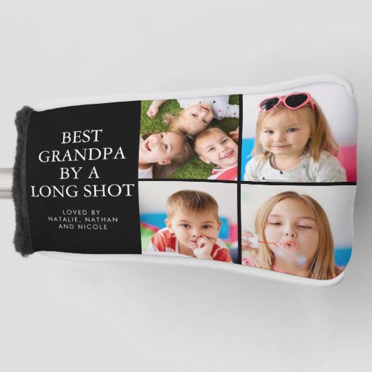 BESTE OPA DOOR EEN LONG SHOT 4 Fotocollage Golfheadcover (Voorkant)