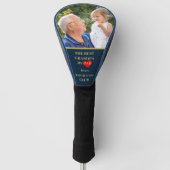 Beste opa door Par aangepaste foto Golfheadcover (Voorkant)