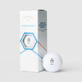 Beste opa door Par aangepaste naam Golfballen (Verpakking)