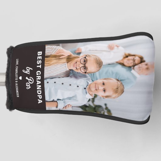 Beste OPA door PAR Custom Afbeelding Vaderdag Golfheadcover (Voorkant)