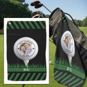 Beste Opa Door Par Foto Gepersonaliseerd Golfhanddoek