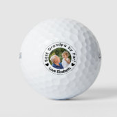 BESTE OPA DOOR PAR Foto Gepersonaliseerde vaders d Golfballen (Voorkant)