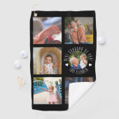 BESTE OPA DOOR PAR Foto Gepersonaliseerde vaders d Golfhanddoek (Insitu)