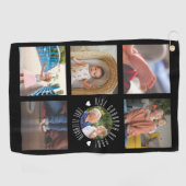 BESTE OPA DOOR PAR Foto Gepersonaliseerde vaders d Golfhanddoek (Horizontaal)