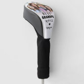 Beste opa door Par-foto Golfheadcover (Schuin)