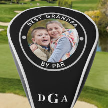 BESTE OPA DOOR PAR Foto Monogram Golf Hoofddeksel