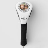 BESTE OPA DOOR PAR Foto Monogram Grappig Golfheadcover (Voorkant)