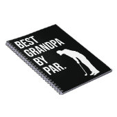 Beste Opa door Par Funny Gezegde Golfgeschenken Hu Notitieboek (Rechterzijde)