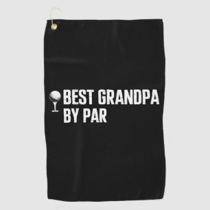Beste opa door Par Golf Cadeau Humor Sarcasme Grap Golfhanddoek