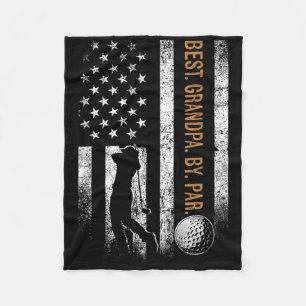 Beste opa door Par-golfcadeaus opa Vaderdag-golf 1 Fleece Deken