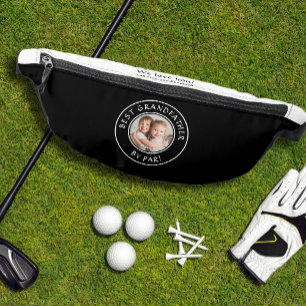 Beste Opa Door Par Golfer Foto Zwart Op Maat Gemaa Heuptasje