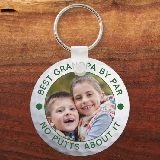 BESTE OPA DOOR PAR One Foto Grappig Custom Sleutelhanger (Voorkant)