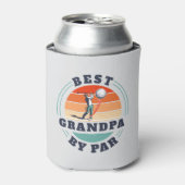 Beste Opa Door Par Retro Aangepast Blikjeskoeler (Blikje Voorkant)