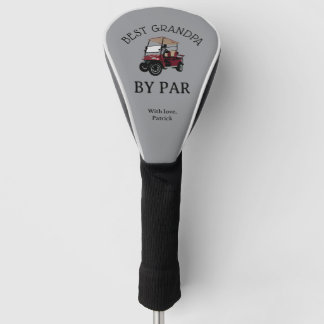 Beste opa door Par | Vaderdag cadeau golf headcove Golfheadcover