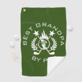 Beste opa door Par Vader's Cadeau Golfhanddoek (Insitu)