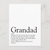 Beste Opa en Oma van de Wereld, Grootouders, Opa D Briefkaart (Voorkant)