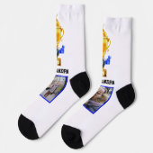 Beste opa Ever | #1 Trophy Photo Collage Sokken (Links)