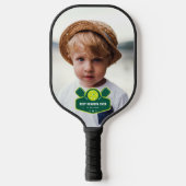 Beste opa Ever | Aangepast 2 foto Pickleball Paddle (Voorkant)