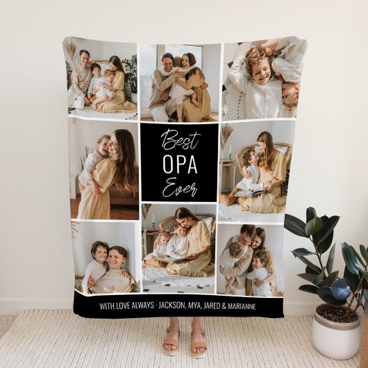 Beste OPA Ever Custom Fleece Blanket