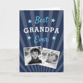 Beste opa Ever | Foto Vaderdag Kaart (Voorkant)