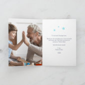 Beste opa Ever | Foto Vaderdag Kaart (Binnen)