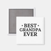 Beste opa Ever Magneet (Voorkant / Achterkant)
