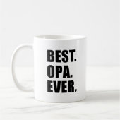 Beste Opa Ever-Mok Koffiemok (Links)