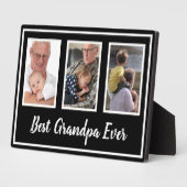 Beste opa Ever Plaque Fotoplaat (Zijkant)