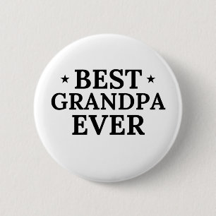 Beste opa Ever Ronde Button 5,7 Cm