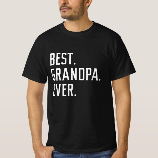 Beste opa Ever T-shirt (Voorkant)