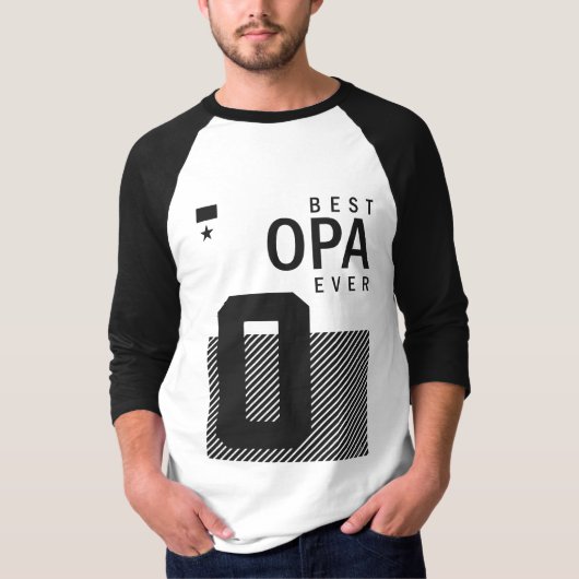 Beste Opa Ever T-shirt (Voorkant)