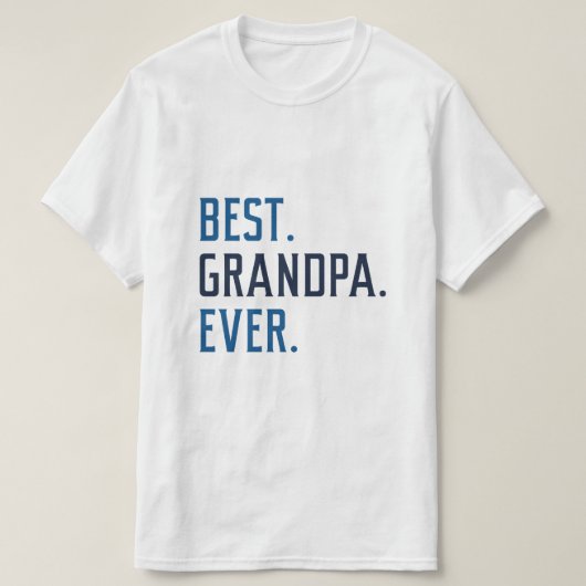 Beste opa Ever T-shirt (Design voorkant)