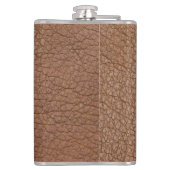 Beste opa faux reliëf lederen korrel textuur heupfles (Achterkant)