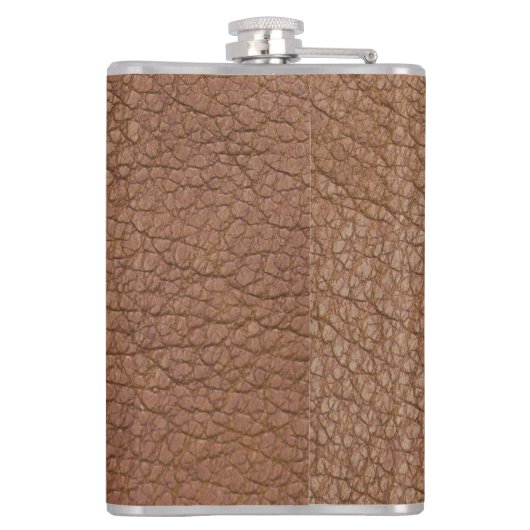 Beste opa faux reliëf lederen korrel textuur heupfles (Achterkant)