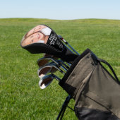 Beste Opa Foto Zwart Golfheadcover (Insitu)