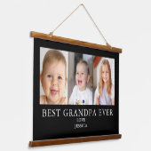 Beste Opa Fototapijt Hangend Wandkleed (Gebogen)