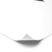 Beste Opa Gepensioneerd Golfen Papa Retro Custom Perfect Poster (Hoek)