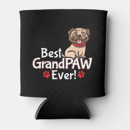 Beste opa GrandPAW ooit Blikjeskoeler (Voorkant)