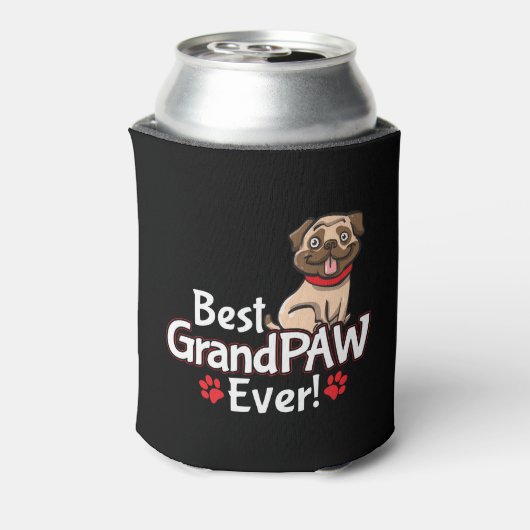 Beste opa GrandPAW ooit Blikjeskoeler (Blikje Achterkant)