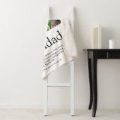 Beste opa, grootvader, papa definitie 6 foto sherpa deken (In situ)