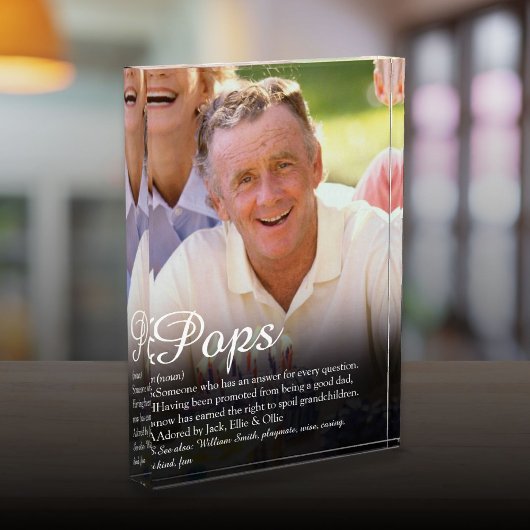 Beste opa, grootvader, papa definitie ooit fotoblokken